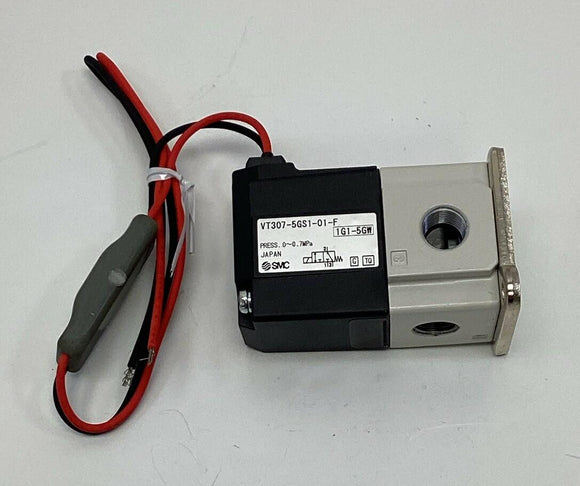 SMC VT-307-5GS1-01-F Solenoid Valve 24VDC