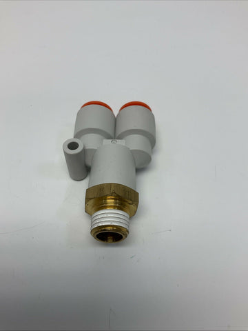 SMC VT-307-5GS1-01-F Branch Y 3/8 Tube X 1/4 NPT  Package of 10 - 0