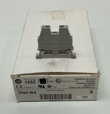 Allen Bradley 1492-W4 Gray Terminal Blocks DIN Mount. (41 Pieces) - 0
