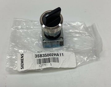 Siemens 3SB35002HA11 Maintained Selector Switch, Black - 0