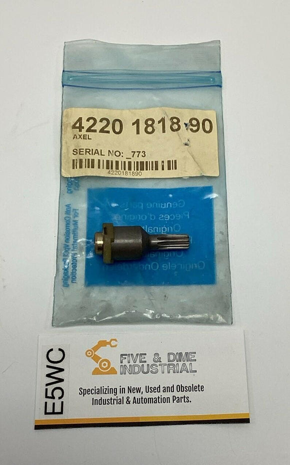 Atlas Copco 4220181890 Tool Axel 4220-1818-90