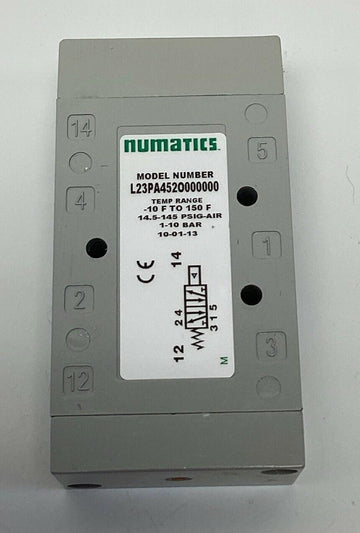 Numatics L23PA452O000000 Remote Pneumatic Pilot Control Valve