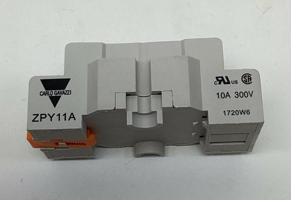 Carlo Gavazzi ZPY11A 11-Pin Relay Socket DIN Mount 10A, 300V