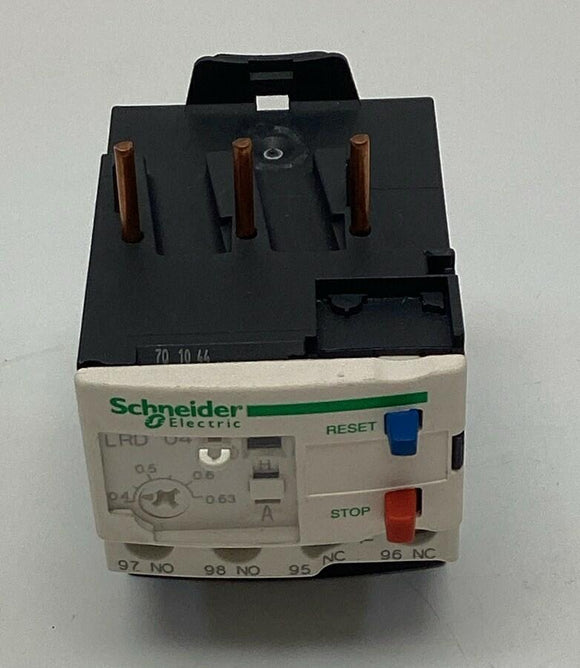 Schneider Electric LRD-04-0.63A Overload Relay 0.4-0.63 Amp