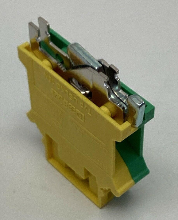 Phoenix Contact 0443023 Ground Terminal Block, DIN Mount, 4-22 AWG