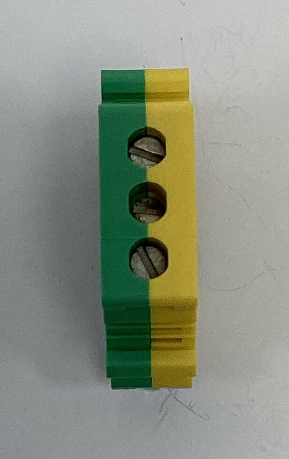 Phoenix Contact 0443023 Ground Terminal Block, DIN Mount, 4-22 AWG