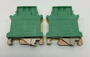 Phoenix Contact 0443023  Ground Terminal Blocks DIN 4-22 AWG (Lot of 2)-2