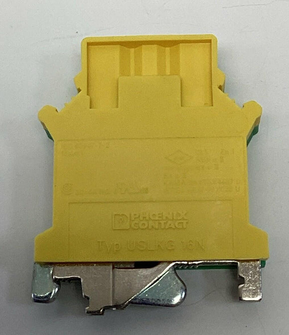 Phoenix Contact 0443023 Ground Terminal Block, DIN Mount, 4-22 AWG
