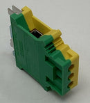 Phoenix Contact 0443023 Ground Terminal Block, DIN Mount, 4-22 AWG-4
