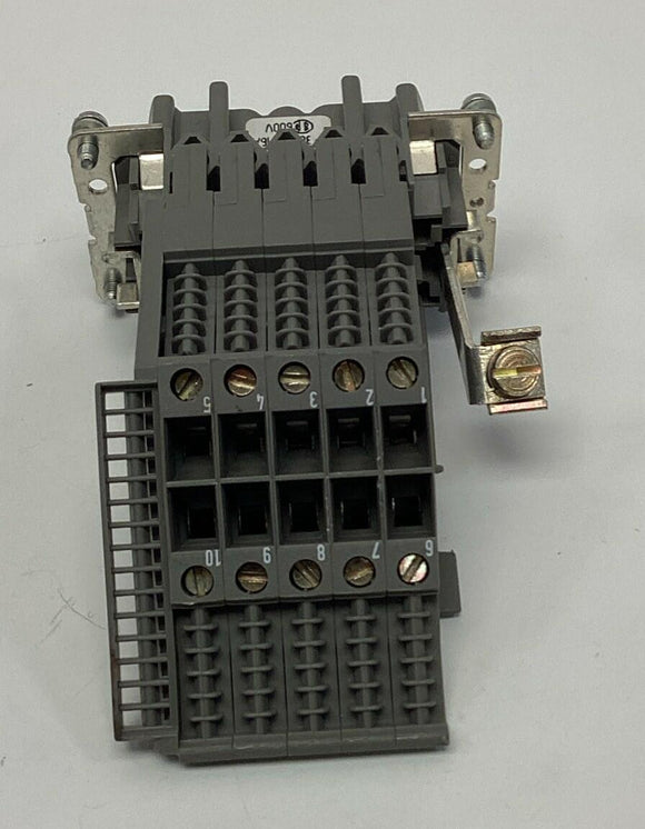 Wieland 70.100.1053.3 10-Pole Adapter Female x Screw Terminals 380VAC, 16A