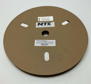 NTE Electronics 47-109100-W 3/4" White Thin Wall 2:1 Heat Shrink Roll 100'