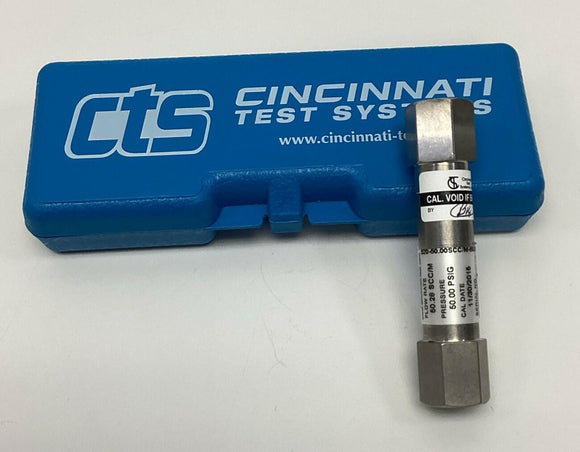 CTS 520.50.00SCC/M-50.00PSIG-1 Leak Standard 1/8'' NPT 50.28 SCC/M