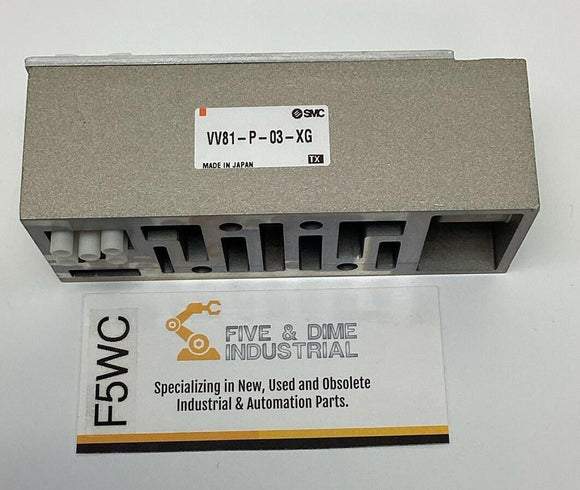 SMC VV81-P-03-XG Sup Spacer Pneumatic Valve