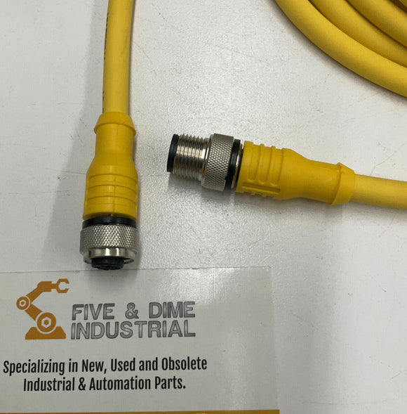 Turck RKC 4.4T-3-RSC 4.4T/S90 Eurofast Cordset Cable 4-Pin U5193-1