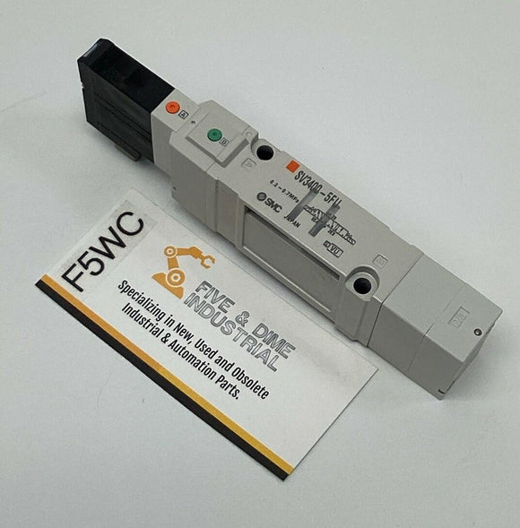 SMC VS3400-5FU Pneumatic Solenoid Valve 24VDC 0.2-0.7 Mpa