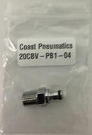 Coast Pneumatics 20CBV-PB1-04 Link Tech Quick Coupler 1/4'' NPT-1