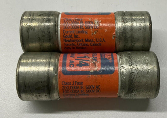 Mersen Amp-Trap AJT2-1/4  Time Delay Fuses 2.25 Amp Lot of 2
