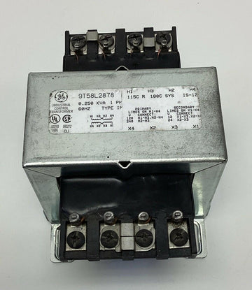 GE 9T58L2878 Industrial Control Transformer 0.250 KVA  60Hz - 0