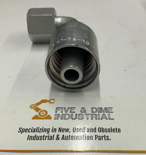 Parker 13743-8-8 Genuine Crimp Fitting 45° x 1/2 JIC Swivel