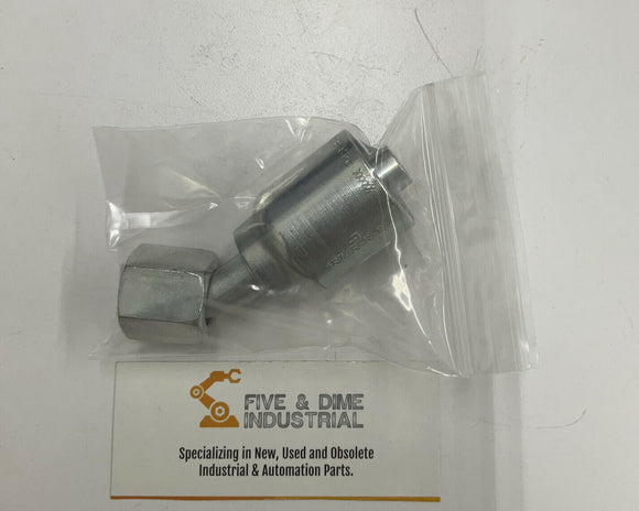 Parker 13743-8-8 Genuine Crimp Fitting 45° x 1/2 JIC Swivel