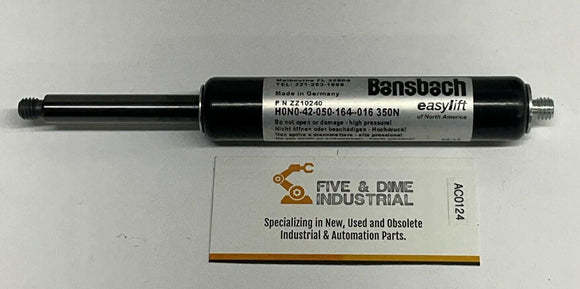 Bansbach H0N0-42-050-164-016-350N Easylift Push Type Gas Spring 50mm