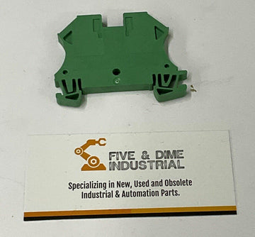 Weidmuller WDU-4  Green Feed through Terminal Blocks Lot of 10