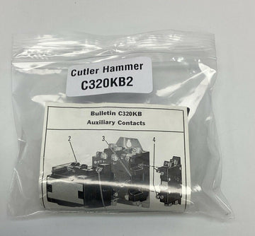 Cutler-Hammer C320KB2 Base Auxiliary Contact 1-NO 1-NC Eaton - 0
