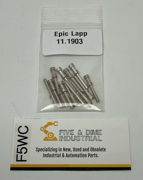 Epic Lapp 11.1903  2.5mm Silver Male Contacts 12-Pack