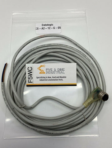 Datalogic CS-A2-12-G-05 Sensor Cable M12, 4-Pole, 5-Meters
