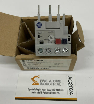 Allen Bradley 193-T1AA25 Thermal Overload Relay 0.16-0.25A