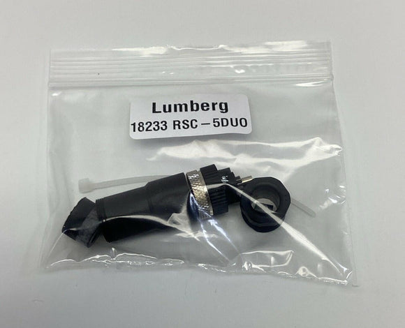 Belden Lumberg 18233 RSC-5/DUO M12, 5-Pin Male Circular Connector