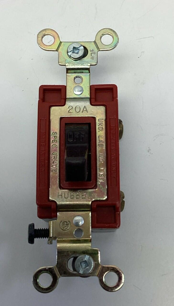 Hubbell CSB120CN Brown Commercial Switch, Single Pole, 20A