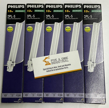 Philips 830/2P PL-S 13W  Compact Fluorescent Lamps GX23 3000K 5 Pack