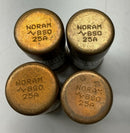 Siba 6J25D Time Delay Fuses 25-Amp 600V Lot of 4-4