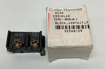 Cutler Hammer E30KLA2 Contact Block 1 N.C. - 0