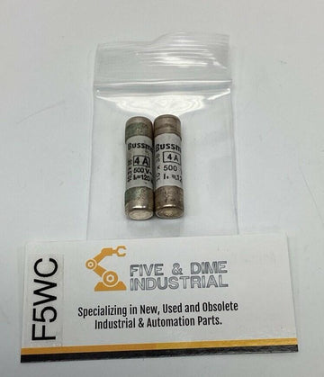 Bussmann C10G4 4-Amp Fuses, 500VAC, 10X38mm  2-Pack