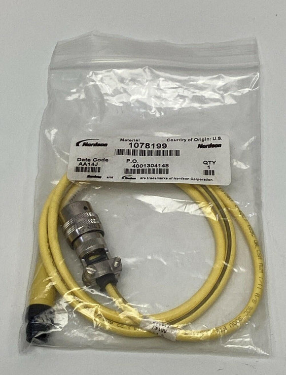 Nordson 1078199 4-Pole Male x 6-Pole Female Connector .75 Meter Cable