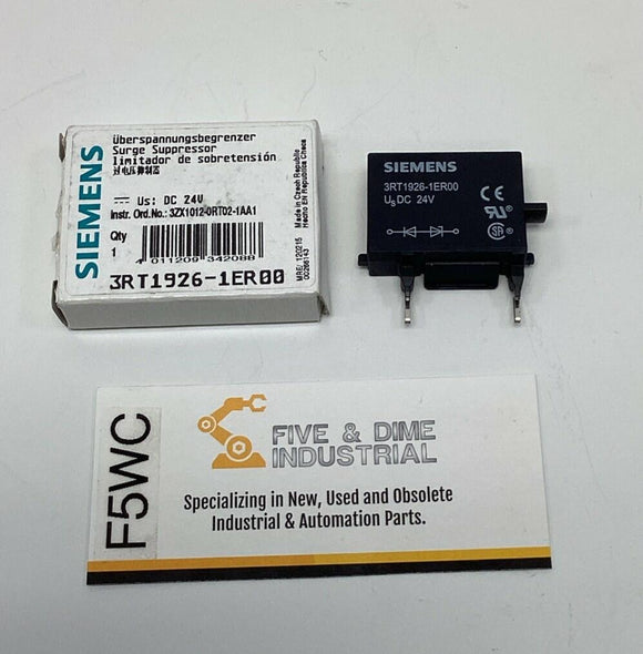 Siemens 3RT1926-1ER00 24VDC Surge Suppressor