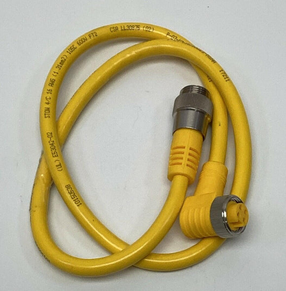 Turck RSM-WKM-46-1M / U2290-4 Minifast Cable Cordset 4-Pin, 4-Pole 1-Meter