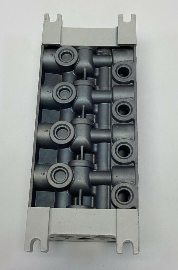 SMC VV714-02R-02B  4-Bank Valve Manifold