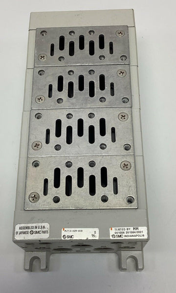 SMC VV714-02R-02B  4-Bank Valve Manifold - 0