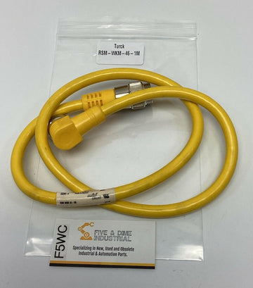 Turck RSM-WKM-46-1M / U2290-4 Minifast Cable Cordset 4-Pin, 4-Pole 1-Meter