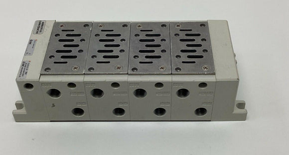 SMC VV714-02R-02B  4-Bank Valve Manifold
