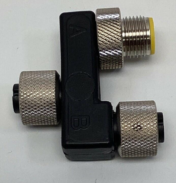 Lumberg 0906-UTP-101  "Y" Sensor Splitter M12, 5-Pole