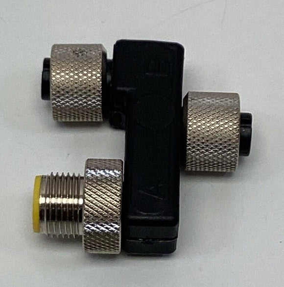 Lumberg 0906-UTP-101  "Y" Sensor Splitter M12, 5-Pole