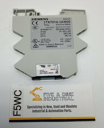 Siemens 3TX7014-1AM00 DIN Mount with Schrack V23092-A1024-A301 Relay