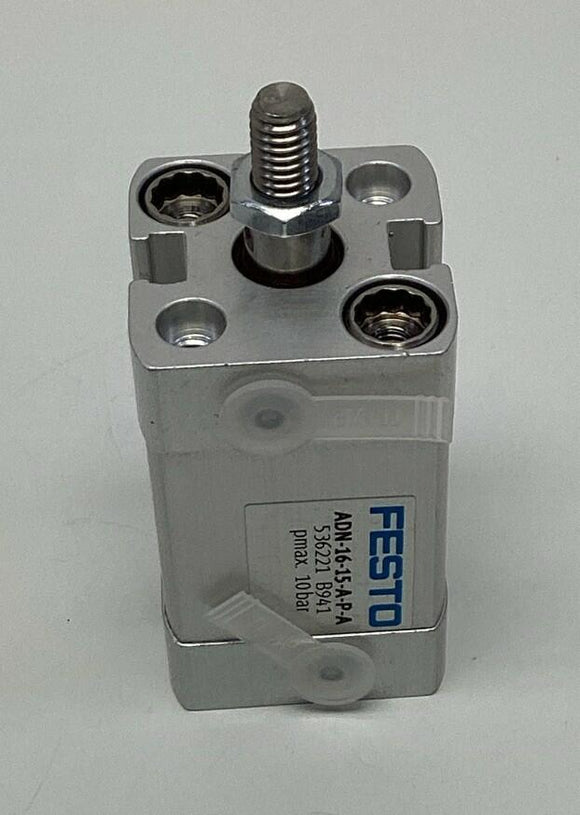 Festo ADN-16-15-A-P-A Pneumatic Compact Cylinder 16mm Bore x 10mm Stroke 536221