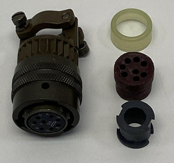 Amphenol PT06E12-8S-SR 8-Pole Female Circular Plug, Solder Cup