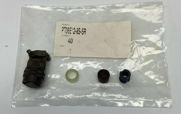 Amphenol PT06E12-8S-SR 8-Pole Female Circular Plug, Solder Cup - 0