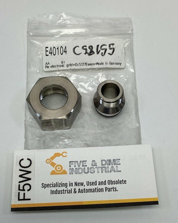 IFM Efector E40104 Screw-In Adapter for process Sensors